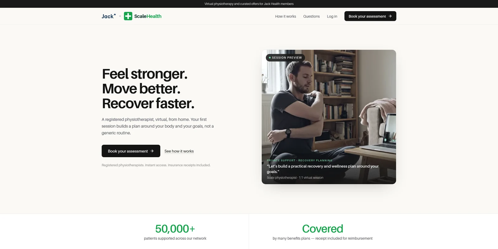 Jack Health page