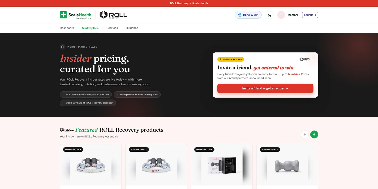 Roll Recovery page